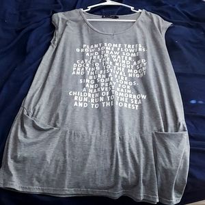 AllegraK dress size small, grey.